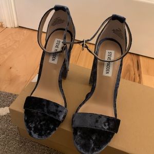 Blue Velvet Steve Madden Heels